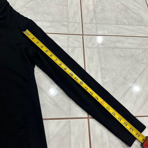 LOGO Lori Goldstein Lounge Black Athleisure Wear Black Womens Size XS Outerwear - Picture 11 of 12